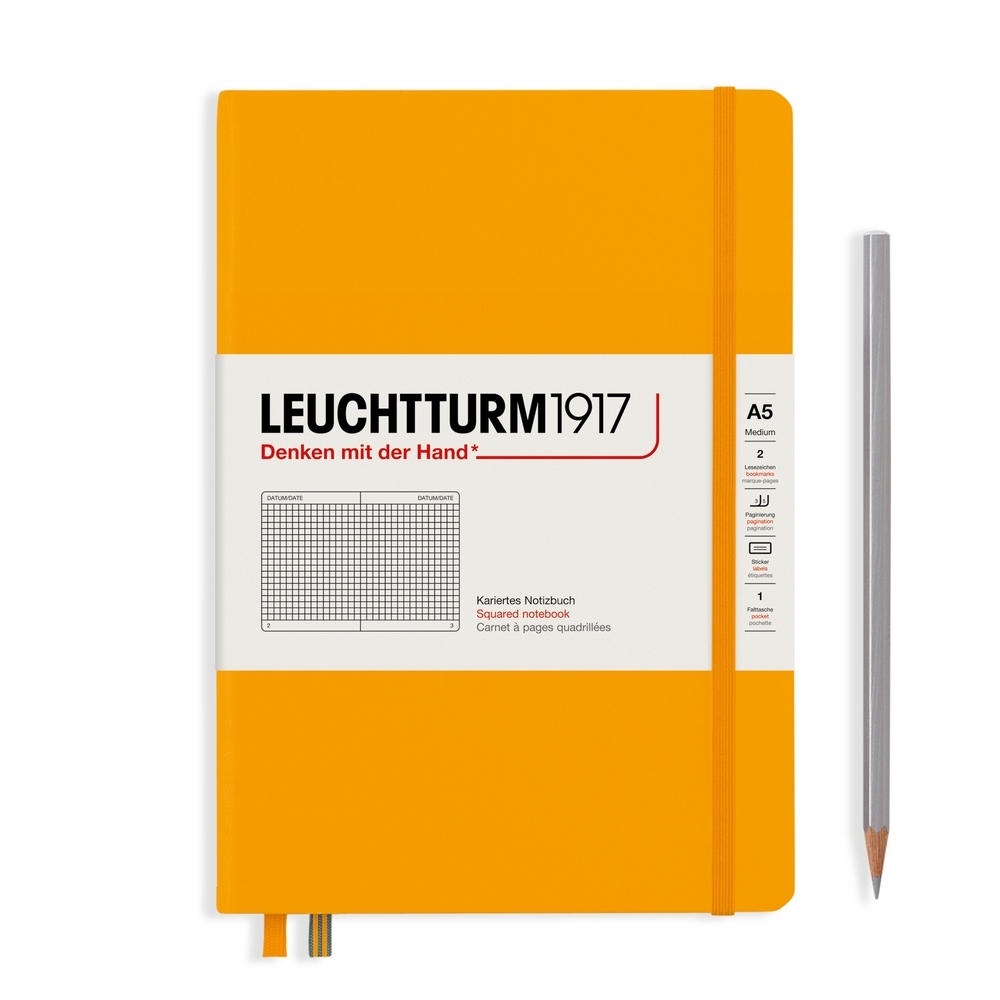 Leuchtturm1917 Notizbuch Medium Hardcover A5 Rising Sun, kariert Leuchtturm1917 Notizbuch Medium Hardcover A5 Rising Sun, kariert von Leuchtturm1917
