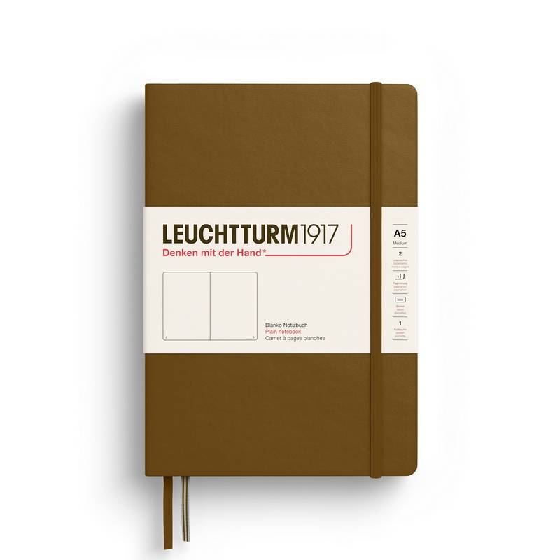 Leuchtturm1917 Notizbuch Medium Hardcover A5 Spice Brown blanko Leuchtturm1917 Notizbuch Medium Hardcover A5 Spice Brown blanko von Leuchtturm1917