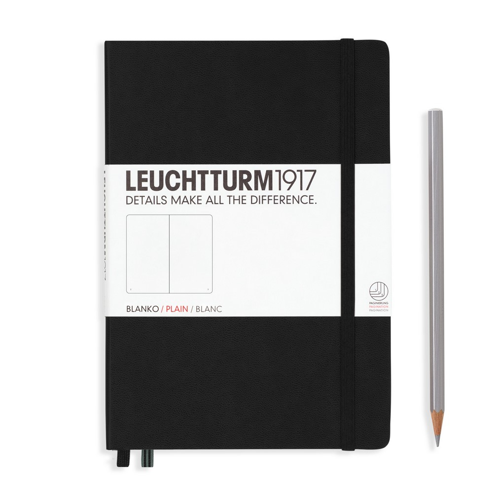 Leuchtturm1917 Notizbuch Medium Hardcover A5 schwarz, blanko Leuchtturm1917 Notizbuch Medium Hardcover A5 schwarz, blanko von Leuchtturm1917