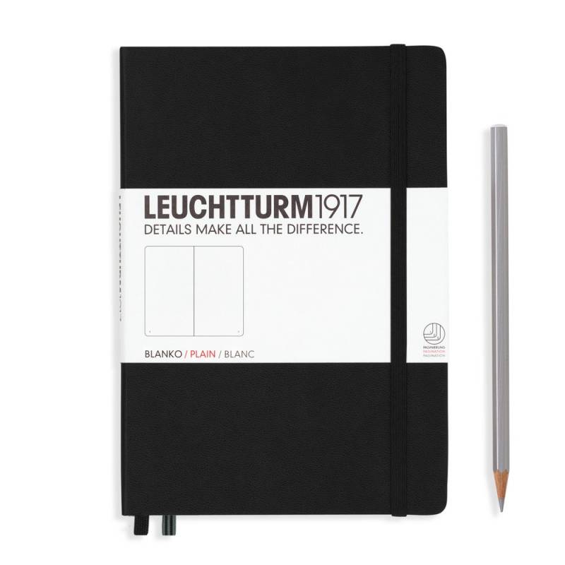 Leuchtturm1917 Notizbuch Medium Hardcover A5 schwarz, blanko Leuchtturm1917 Notizbuch Medium Hardcover A5 schwarz, blanko von Leuchtturm1917