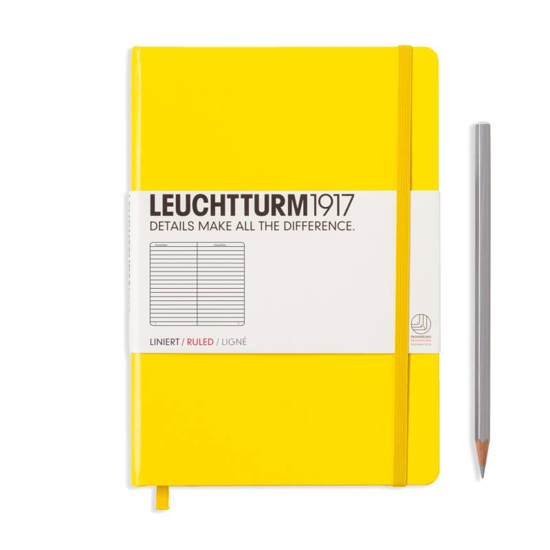 Leuchtturm1917 Notizbuch Medium Hardcover A5 zitrone, liniert Leuchtturm1917 Notizbuch Medium Hardcover A5 zitrone, liniert von Leuchtturm1917