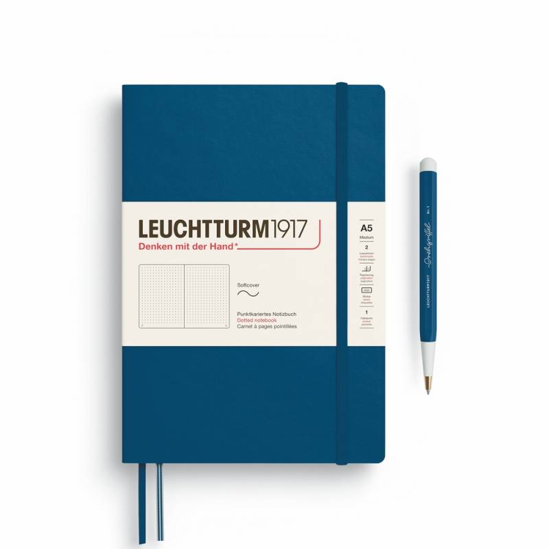 Leuchtturm1917 Notizbuch Medium Softcover A5 Indigo punktkariert Leuchtturm1917 Notizbuch Medium Softcover A5 Indigo punktkariert von Leuchtturm1917