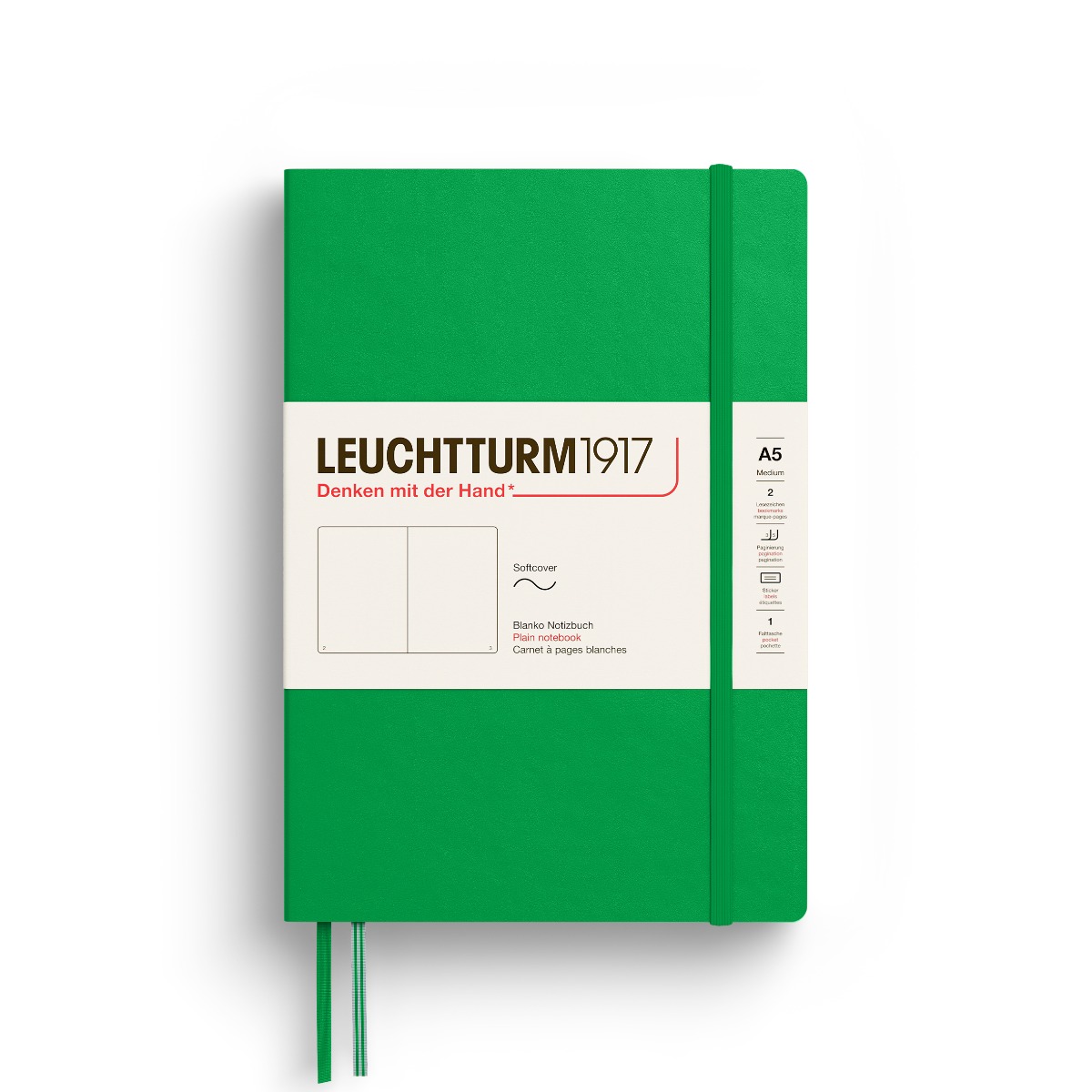 Leuchtturm1917 Notizbuch Medium Softcover A5 Spring Leaf blanko Leuchtturm1917 Notizbuch Medium Softcover A5 Spring Leaf blanko von Leuchtturm1917