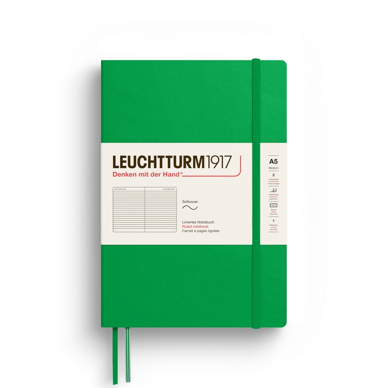 Leuchtturm1917 Notizbuch Medium Softcover A5 Spring Leaf liniert Leuchtturm1917 Notizbuch Medium Softcover A5 Spring Leaf liniert von Leuchtturm1917