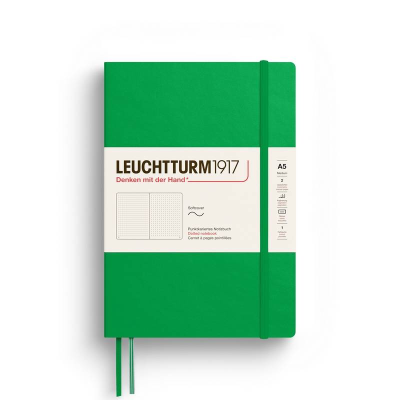 Leuchtturm1917 Notizbuch Medium Softcover A5 Spring Leaf punktkariert von Leuchtturm1917