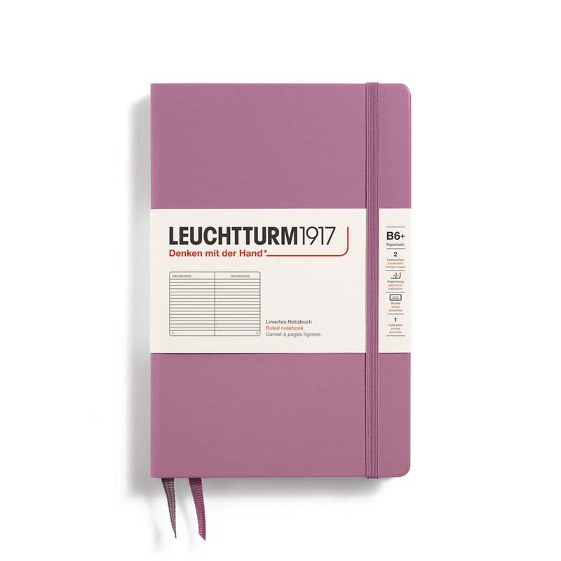 Leuchtturm1917 Notizbuch Paperback Hardcover B6+ Dusty Rose Liniert von Leuchtturm1917