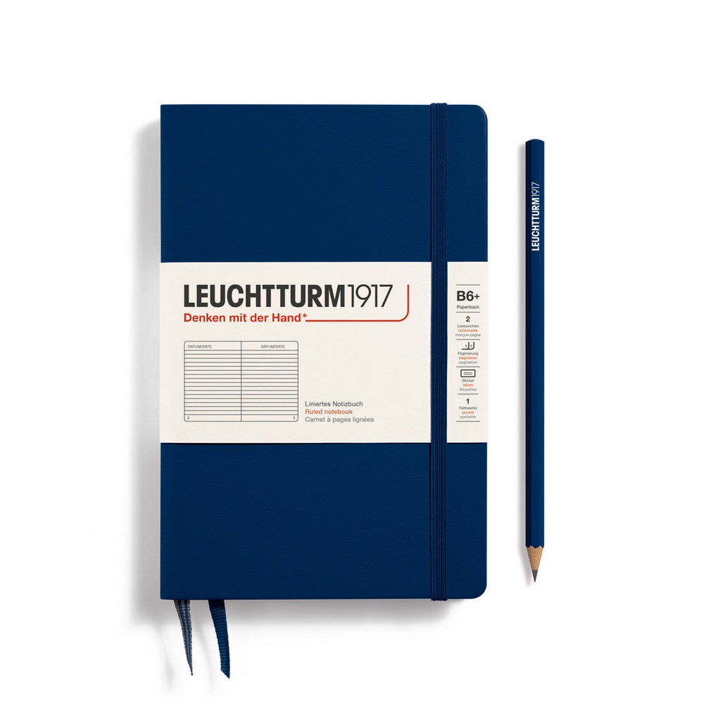 Leuchtturm1917 Notizbuch Paperback Hardcover B6+ Marine, liniert Leuchtturm1917 Notizbuch Paperback Hardcover B6+ Marine, liniert von Leuchtturm1917