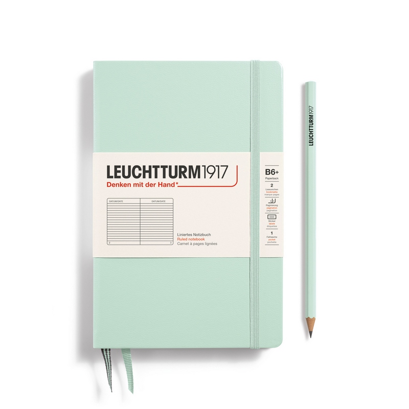 Leuchtturm1917 Notizbuch Paperback Hardcover B6+ Mint Green Liniert Leuchtturm1917 Notizbuch Paperback Hardcover B6+ Mint Green Liniert von Leuchtturm1917