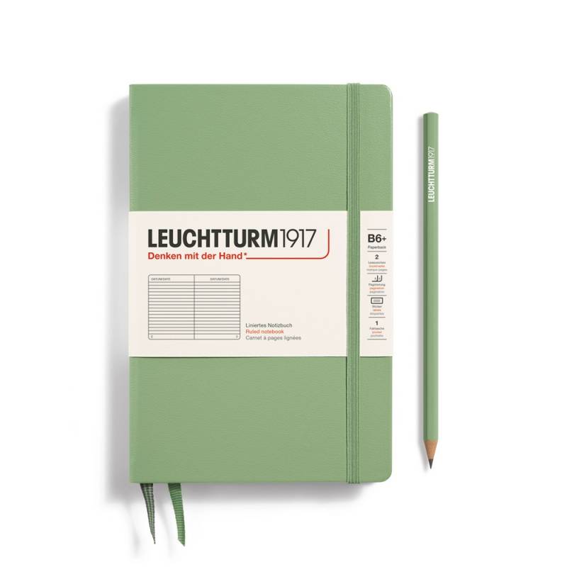 Leuchtturm1917 Notizbuch Paperback Hardcover B6+ Salbei, liniert Leuchtturm1917 Notizbuch Paperback Hardcover B6+ Salbei, liniert von Leuchtturm1917