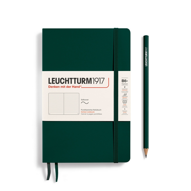 Leuchtturm1917 Notizbuch Paperback Softcover B6+ Forest Green Punktkariert Leuchtturm1917 Notizbuch Paperback Softcover B6+ Forest Green Punktkariert von Leuchtturm1917