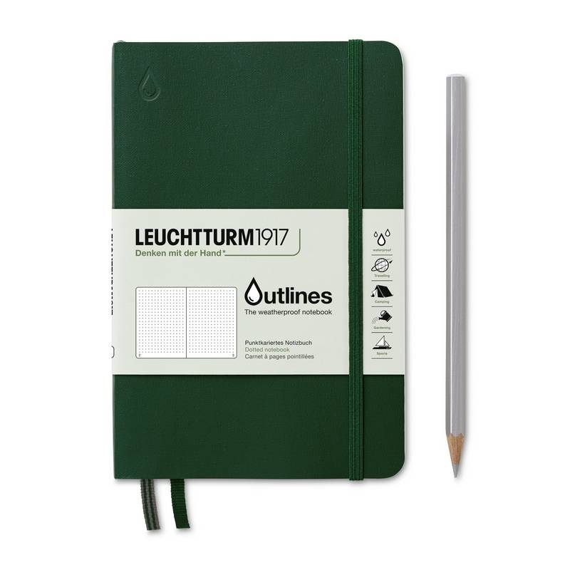 Leuchtturm1917 Notizbuch Paperback Softcover B6+ Outlines Walden Green, punktkariert Leuchtturm1917 Notizbuch Paperback Softcover B6+ Outlines Walden Green, punktkariert von Leuchtturm1917