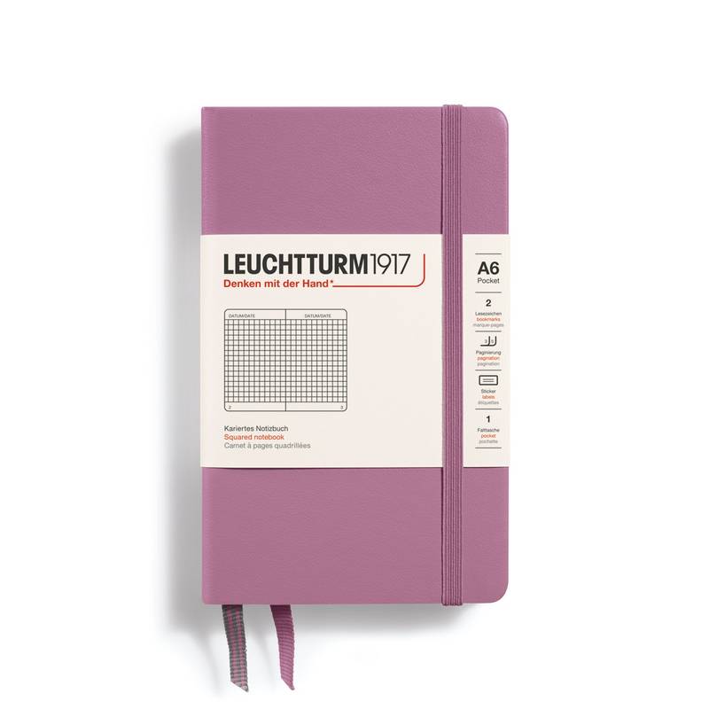 Leuchtturm1917 Notizbuch Pocket A6 Hardcover Dusty Rose Kariert Leuchtturm1917 Notizbuch Pocket A6 Hardcover Dusty Rose Kariert von Leuchtturm1917