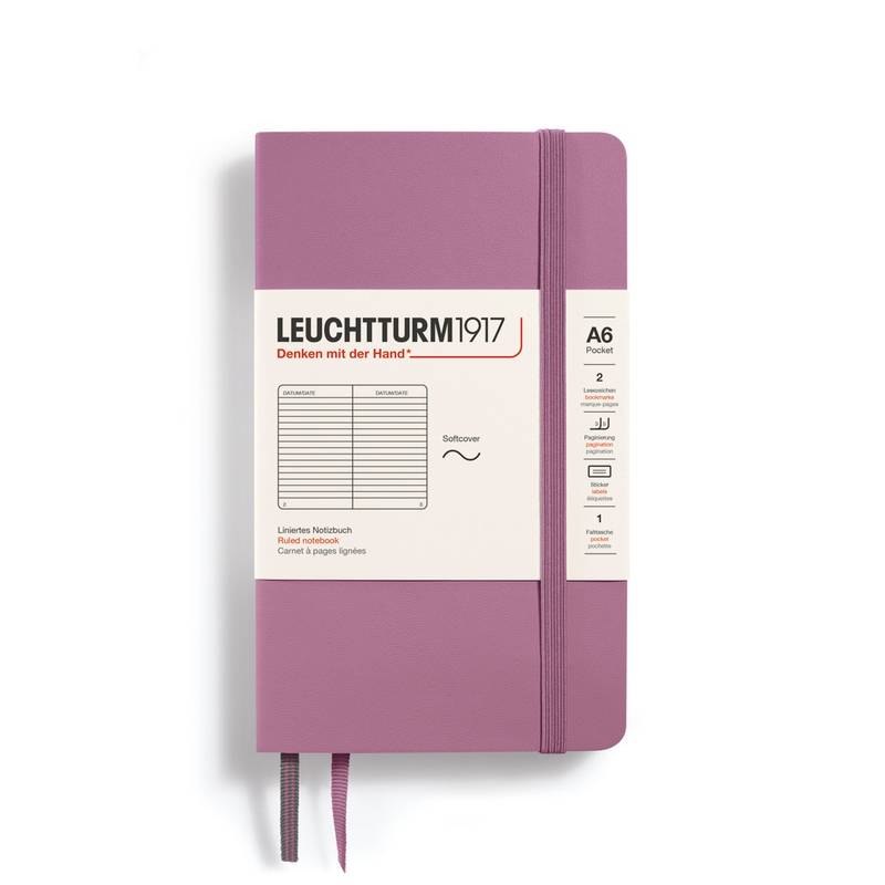Leuchtturm1917 Notizbuch Pocket A6 Softcover Dusty Rose Liniert Leuchtturm1917 Notizbuch Pocket A6 Softcover Dusty Rose Liniert von Leuchtturm1917