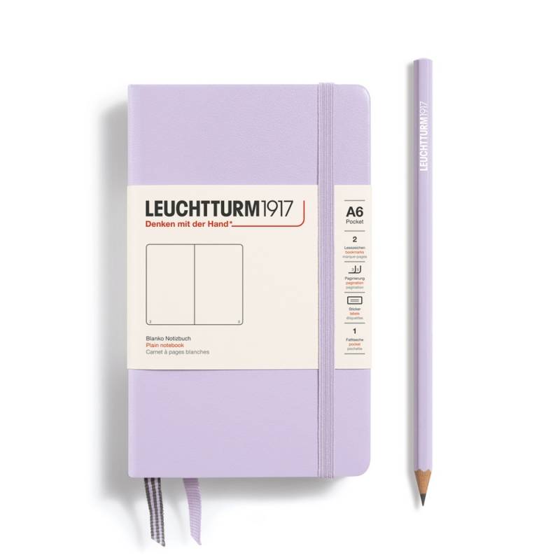 Leuchtturm1917 Notizbuch Pocket Hardcover A6 Lilac, blanko Leuchtturm1917 Notizbuch Pocket Hardcover A6 Lilac, blanko von Leuchtturm1917