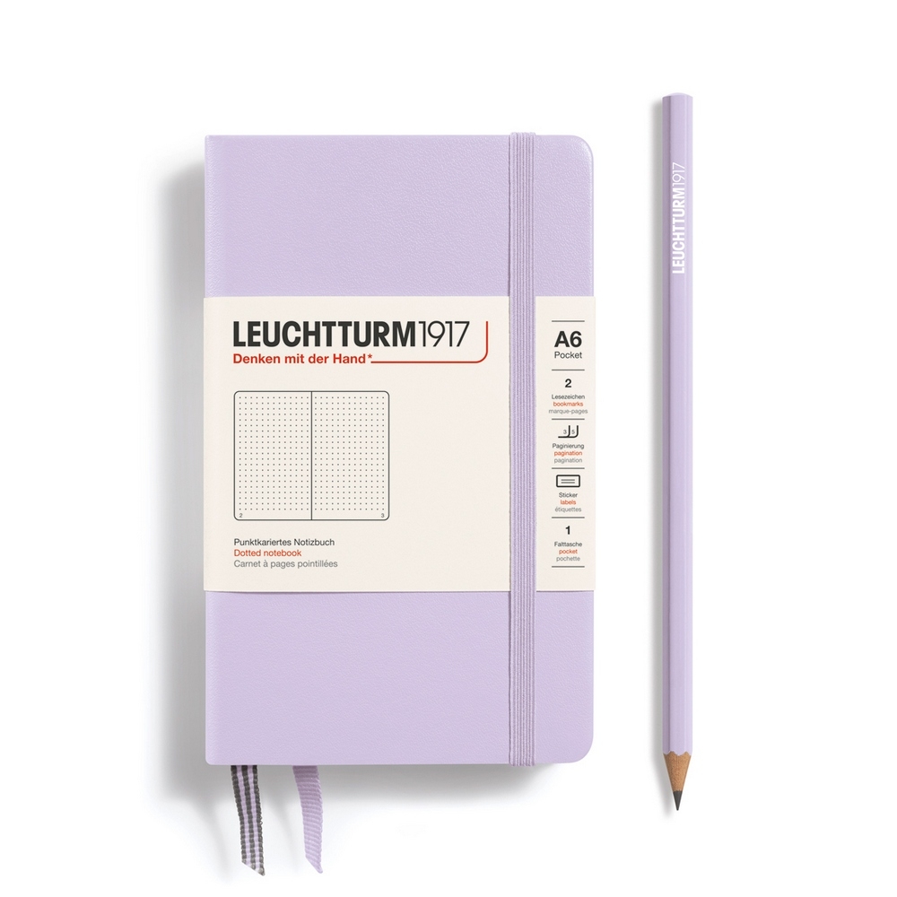 Leuchtturm1917 Notizbuch Pocket Hardcover A6 Lilac, punktkariert Leuchtturm1917 Notizbuch Pocket Hardcover A6 Lilac, punktkariert von Leuchtturm1917