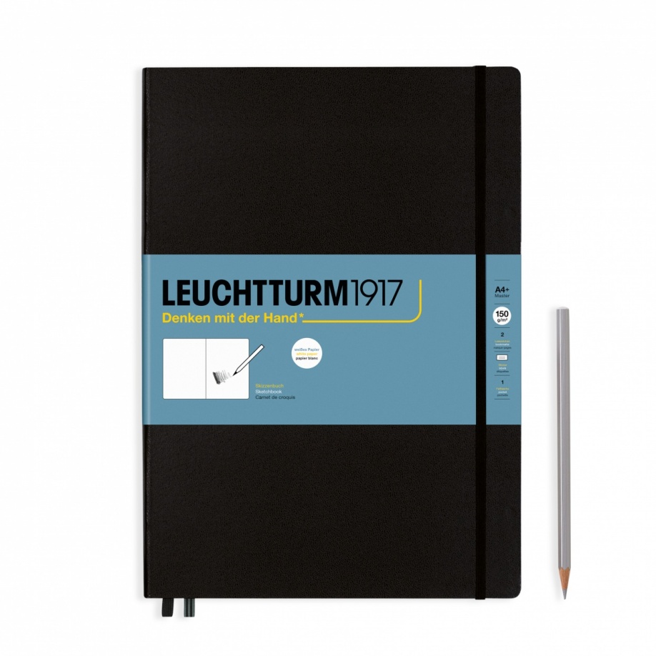 Leuchtturm1917 Skizzenbuch Master Hardcover A4+ schwarz Leuchtturm1917 Skizzenbuch Master Hardcover A4+ schwarz von Leuchtturm1917