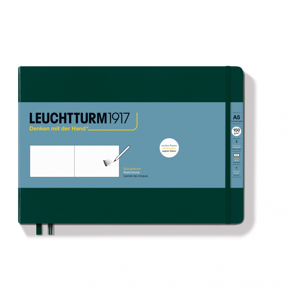 Leuchtturm1917 Skizzenbuch Medium A5 Landscape Hardcover Forest Green Leuchtturm1917 Skizzenbuch Medium A5 Landscape Hardcover Forest Green von Leuchtturm1917