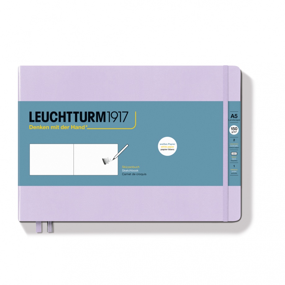 Leuchtturm1917 Skizzenbuch Medium A5 Landscape Hardcover Lilac Leuchtturm1917 Skizzenbuch Medium A5 Landscape Hardcover Lilac von Leuchtturm1917