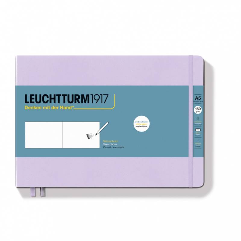 Leuchtturm1917 Skizzenbuch Medium A5 Landscape Hardcover Lilac von Leuchtturm1917