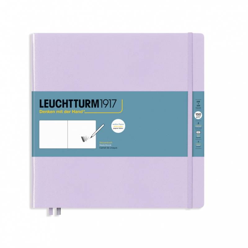 Leuchtturm1917 Skizzenbuch Quadrat Hardcover Lilac von Leuchtturm1917