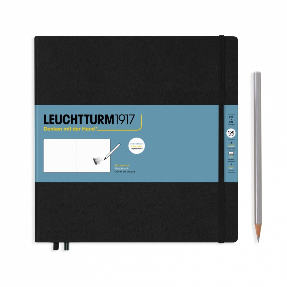 Leuchtturm1917 Skizzenbuch Quadrat Hardcover schwarz blanko Leuchtturm1917 Skizzenbuch Quadrat Hardcover schwarz blanko von Leuchtturm1917