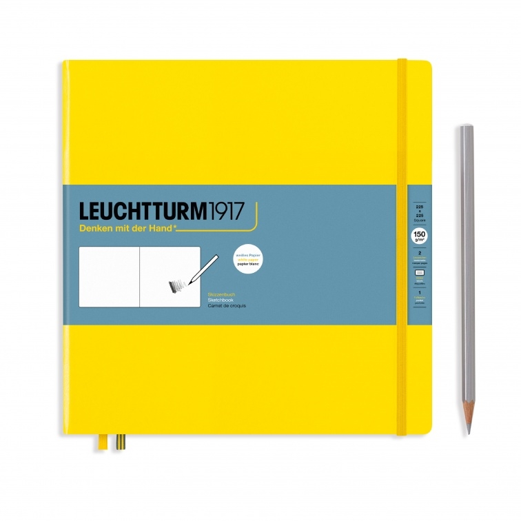 Leuchtturm1917 Skizzenbuch Quadrat Hardcover zitrone blanko Leuchtturm1917 Skizzenbuch Quadrat Hardcover zitrone blanko von Leuchtturm1917