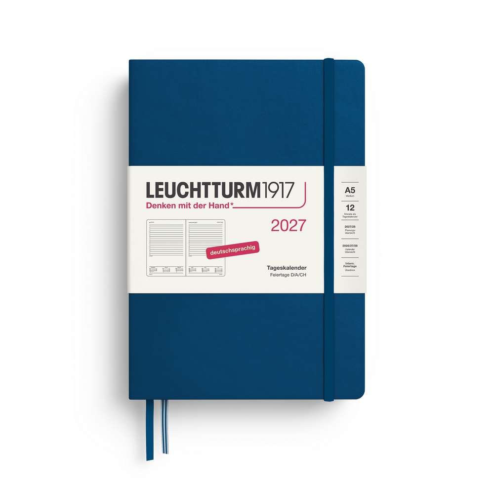 Leuchtturm1917 Tageskalender 1 Tag auf 1 Seite 2027 Medium A5 Hardcover Indigo Leuchtturm1917 Tageskalender 1 Tag auf 1 Seite 2027 Medium A5 Hardcover Indigo von Leuchtturm1917