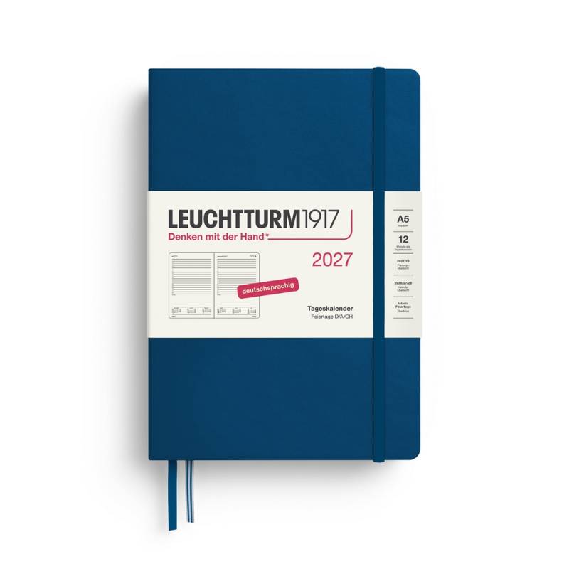 Leuchtturm1917 Tageskalender 1 Tag auf 1 Seite 2027 Medium A5 Hardcover Indigo Leuchtturm1917 Tageskalender 1 Tag auf 1 Seite 2027 Medium A5 Hardcover Indigo von Leuchtturm1917