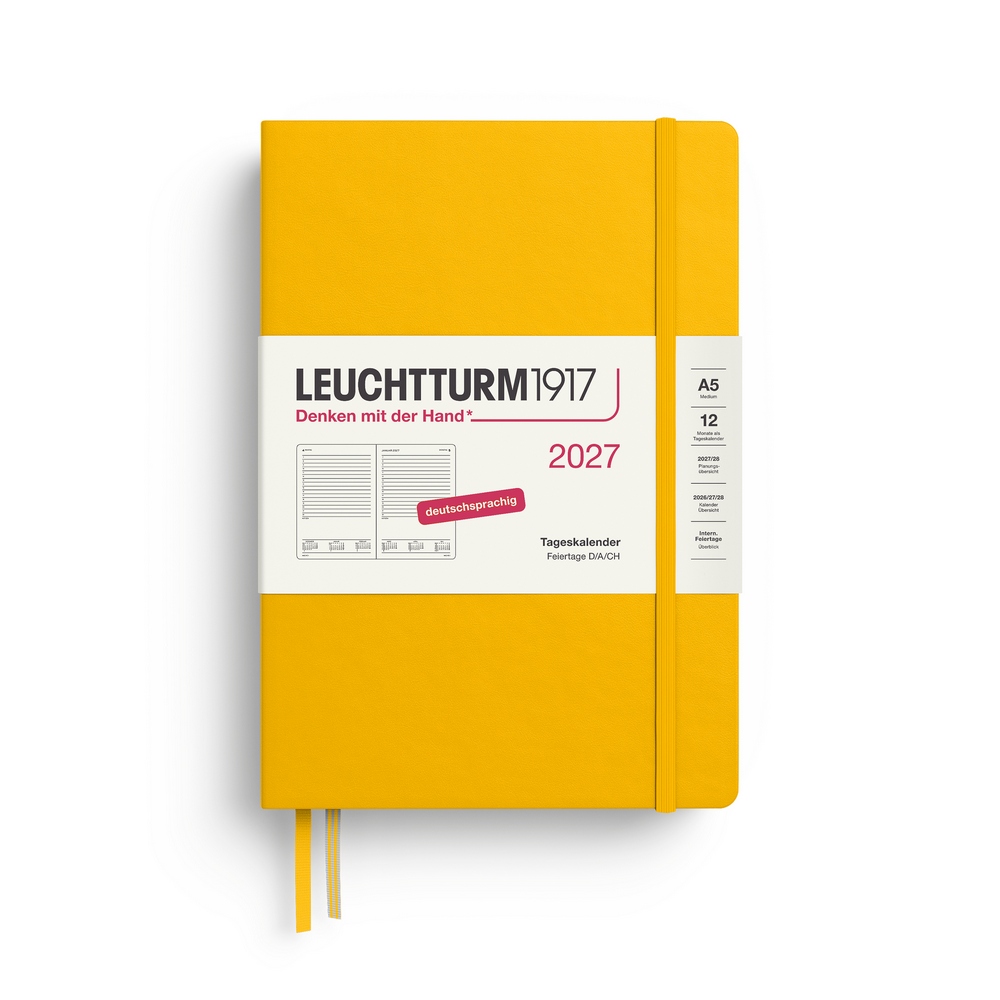 Leuchtturm1917 Tageskalender 1 Tag auf 1 Seite 2027 Medium A5 Hardcover Sunflower Leuchtturm1917 Tageskalender 1 Tag auf 1 Seite 2027 Medium A5 Hardcover Sunflower von Leuchtturm1917