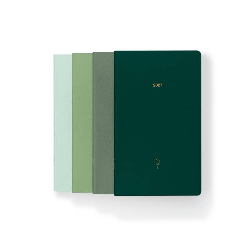 Leuchtturm1917 Tageskalender Quarterly 1 Tag auf 1 Seite 2027 Pocket A6 Softcover Shades Of Green Leuchtturm1917 Tageskalender Quarterly 1 Tag auf 1 Seite 2027 Pocket A6 Softcover Shades Of Green von Leuchtturm1917