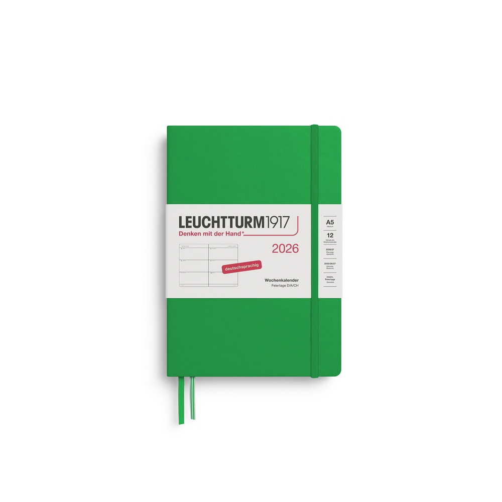 Leuchtturm1917 Wochenkalender 1 Woche auf 2 Seiten 2026 Medium A5 Hardcover Spring Leaf Leuchtturm1917 Wochenkalender 1 Woche auf 2 Seiten 2026 Medium A5 Hardcover Spring Leaf von Leuchtturm1917