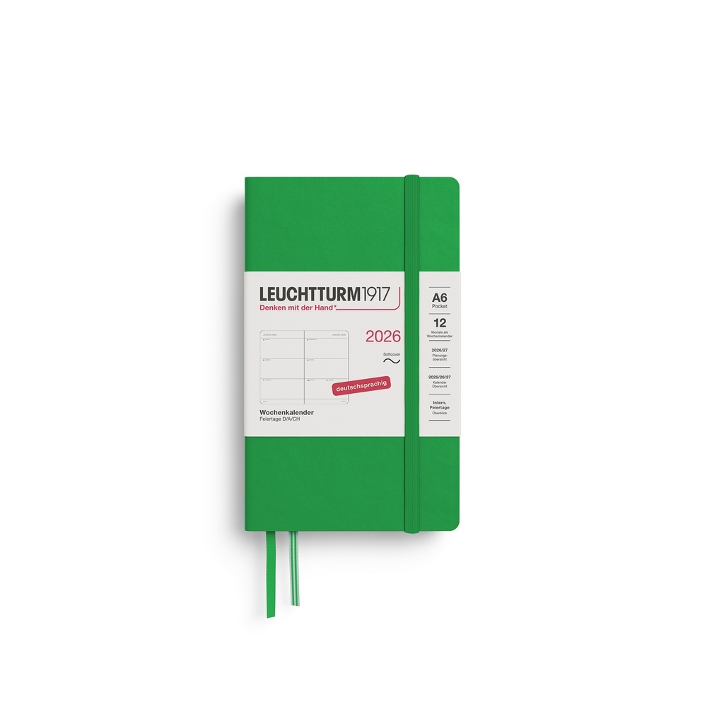 Leuchtturm1917 Wochenkalender 1 Woche auf 2 Seiten 2026 Pocket A6 Softcover Spring Leaf Leuchtturm1917 Wochenkalender 1 Woche auf 2 Seiten 2026 Pocket A6 Softcover Spring Leaf von Leuchtturm1917