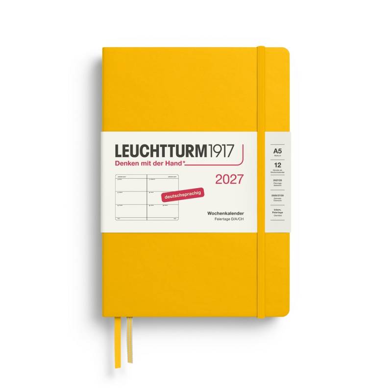 Leuchtturm1917 Wochenkalender 1 Woche auf 2 Seiten 2027 Medium A5 Hardcover Sunflower Leuchtturm1917 Wochenkalender 1 Woche auf 2 Seiten 2027 Medium A5 Hardcover Sunflower von Leuchtturm1917