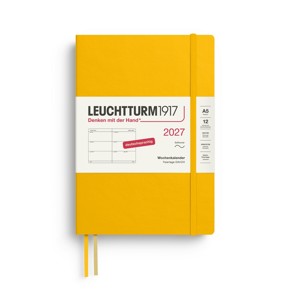 Leuchtturm1917 Wochenkalender 1 Woche auf 2 Seiten 2027 Medium A5 Softcover Sunflower Leuchtturm1917 Wochenkalender 1 Woche auf 2 Seiten 2027 Medium A5 Softcover Sunflower von Leuchtturm1917