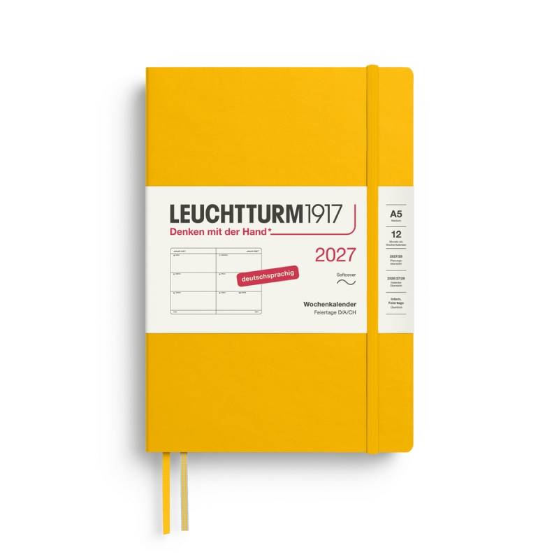 Leuchtturm1917 Wochenkalender 1 Woche auf 2 Seiten 2027 Medium A5 Softcover Sunflower Leuchtturm1917 Wochenkalender 1 Woche auf 2 Seiten 2027 Medium A5 Softcover Sunflower von Leuchtturm1917