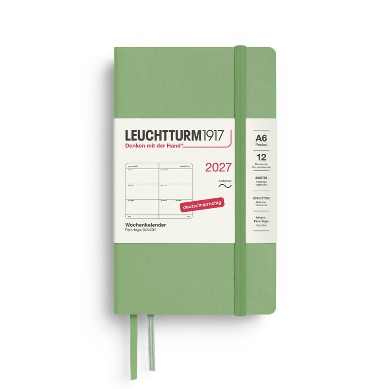 Leuchtturm1917 Wochenkalender 1 Woche auf 2 Seiten 2027 Pocket A6 Softcover Salbei Leuchtturm1917 Wochenkalender 1 Woche auf 2 Seiten 2027 Pocket A6 Softcover Salbei von Leuchtturm1917