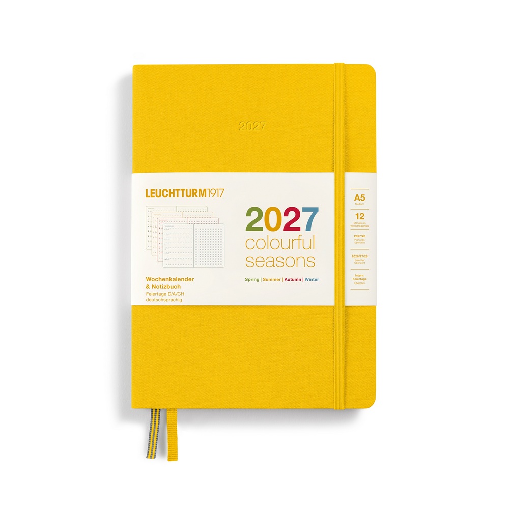 Leuchtturm1917 Wochenkalender & Notizbuch 2027 Colourful Seasons Medium A5 Hardcover Summer Punktkariert Leuchtturm1917 Wochenkalender & Notizbuch 2027 Colourful Seasons Medium A5 Hardcover Summer Punktkariert von Leuchtturm1917
