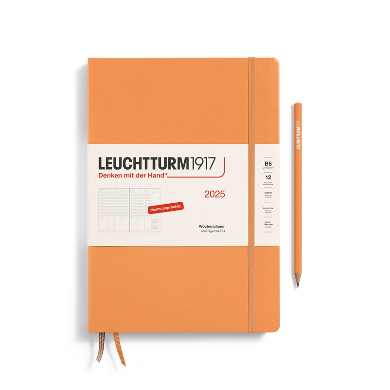 Leuchtturm1917 Wochenplaner 1 Woche auf 2 Seiten 2025 Composition B5 Hardcover Apricot Leuchtturm1917 Wochenplaner 1 Woche auf 2 Seiten 2025 Composition B5 Hardcover Apricot von Leuchtturm1917
