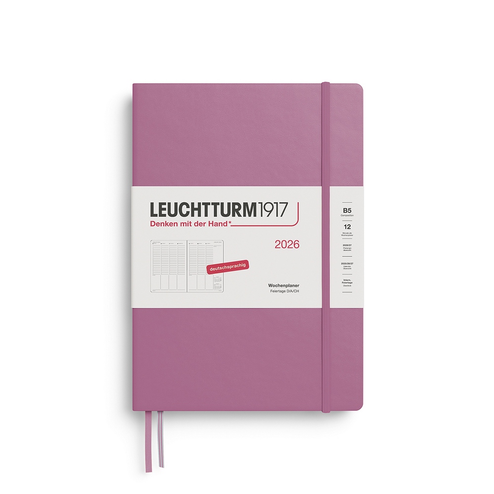 Leuchtturm1917 Wochenplaner 1 Woche auf 2 Seiten 2026 Composition B5 Hardcover Dusty Rose Leuchtturm1917 Wochenplaner 1 Woche auf 2 Seiten 2026 Composition B5 Hardcover Dusty Rose von Leuchtturm1917