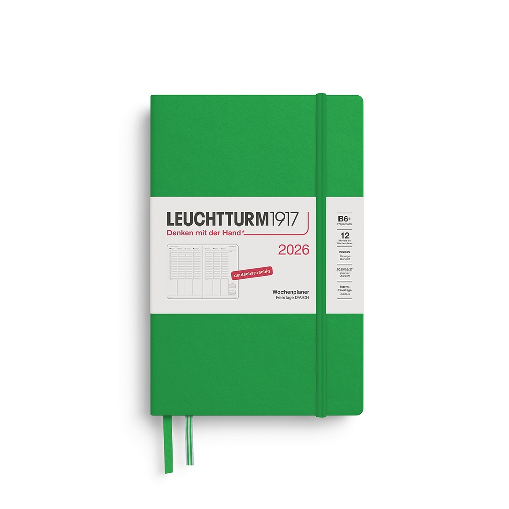 Leuchtturm1917 Wochenplaner 1 Woche auf 2 Seiten 2026 Paperback B6+ Hardcover Spring Leaf Leuchtturm1917 Wochenplaner 1 Woche auf 2 Seiten 2026 Paperback B6+ Hardcover Spring Leaf von Leuchtturm1917