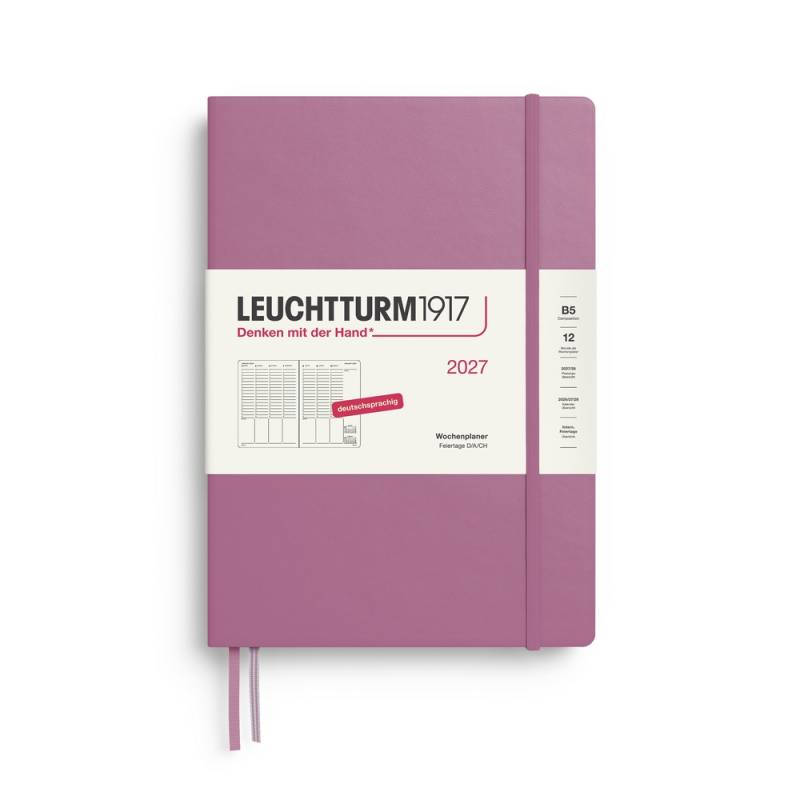 Leuchtturm1917 Wochenplaner 1 Woche auf 2 Seiten 2027 Composition B5 Hardcover Dusty Rose Leuchtturm1917 Wochenplaner 1 Woche auf 2 Seiten 2027 Composition B5 Hardcover Dusty Rose von Leuchtturm1917