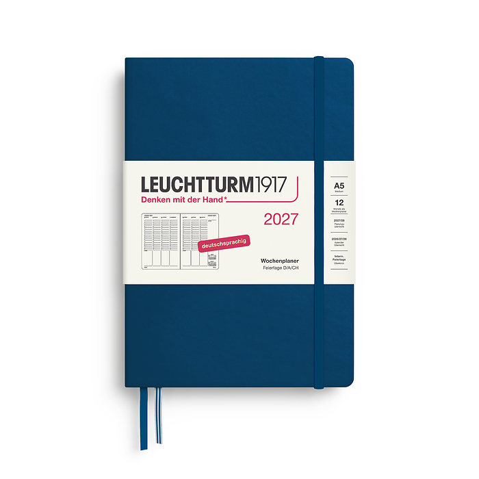 Leuchtturm1917 Wochenplaner 1 Woche auf 2 Seiten 2027 Medium A5 Hardcover Indigo Leuchtturm1917 Wochenplaner 1 Woche auf 2 Seiten 2027 Medium A5 Hardcover Indigo von Leuchtturm1917