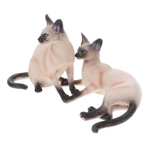 Levemolo 2stücke Teiliges Realistische Katzenfiguren Aus Kunststoff Simulierte Tiermodelle Für Heimdekoration Und Spielzeug Langlebig Und Wiederverwendbar Levemolo 2stücke Teiliges Realistische Katzenfiguren Aus Kunststoff Simulierte Tiermodelle Für Heimdekoration Und Spielzeug Langlebig Und Wiederverwendbar von Levemolo