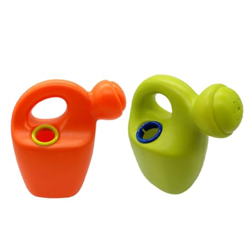 Levemolo 2 Stück Wasserspielzeug Bunte Kunststoff Gießkanne Badewannenspielzeug Sicher Nutzbar für Bad und Strand Geeignet Wasserversorgung Spielspaß von Levemolo