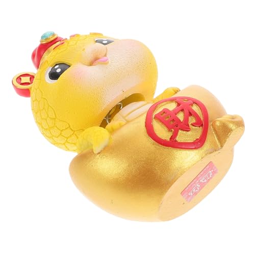 Levemolo 2025 Sternzeichen Schlangenpuppe Chinesisches Neujahr Schlangenspielzeug Figur Messingskulptur Desktop Auto Einzigartiges Bewegliches Ornament von Levemolo