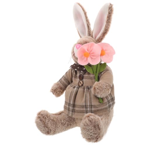 Levemolo Kaninchen-Ornamente Osterhasen Plüschhase Dekoration Tischdeko Für Ostern Modernes Osterdesign Weiches Plüschtier Für Kinder Levemolo Kaninchen-Ornamente Osterhasen Plüschhase Dekoration Tischdeko Für Ostern Modernes Osterdesign Weiches Plüschtier Für Kinder von Levemolo