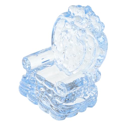 Levemolo Miniatur Haussessel, Mini Sesselfigur, Winziger Sessel, Modell, Mini, Puppensessel, Dekorativer Kleiner Sessel, Mini Hauszubehör, Mini Zimmersofa, Puppenmöbel von Levemolo