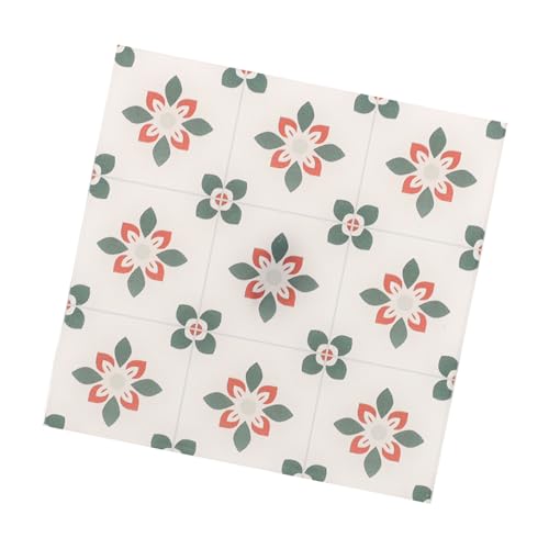Levemolo Puppenhaus Zubehör Acryl Vintage Fliesenoptik Große Dekoration für Wohnzimmer Schlafzimmer Kinderzimmer Küche DIY Mini Haus Gestaltung von Levemolo
