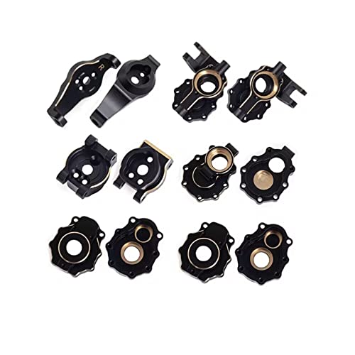 Levigo RC-Upgrade-Kit aus Messing, Gegengewicht, Portalantrieb, Gehäuseset für Traxxas TRX4 TRX6 1/10, 10 Stück Levigo RC-Upgrade-Kit aus Messing, Gegengewicht, Portalantrieb, Gehäuseset für Traxxas TRX4 TRX6 1/10, 10 Stück von Levigo