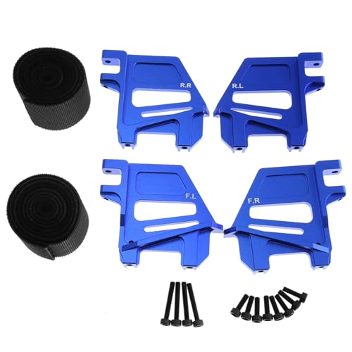 Levigo Aluminiumlegierung RC Batterie Montagehalterung Kompatibel mit Traxxas 1/5 X-Maxx 6S/8S, RC Upgrade Teile Zubehör Batterie Montageplatte Tray Bracket Blau Levigo Aluminiumlegierung RC Batterie Montagehalterung Kompatibel mit Traxxas 1/5 X-Maxx 6S/8S, RC Upgrade Teile Zubehör Batterie Montageplatte Tray Bracket Blau von Levigo